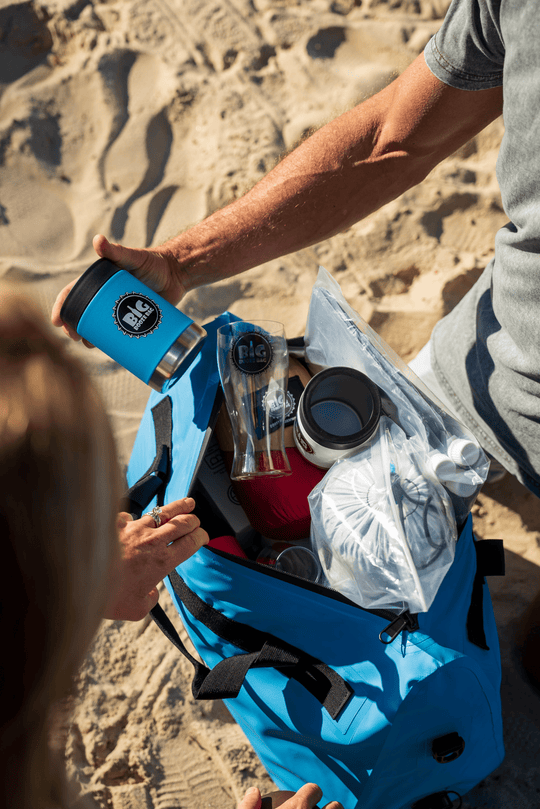 big booze bag gift bundle blue