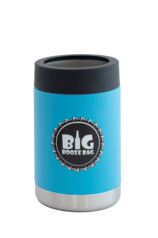 big booze bags stubby cooler insulated blue