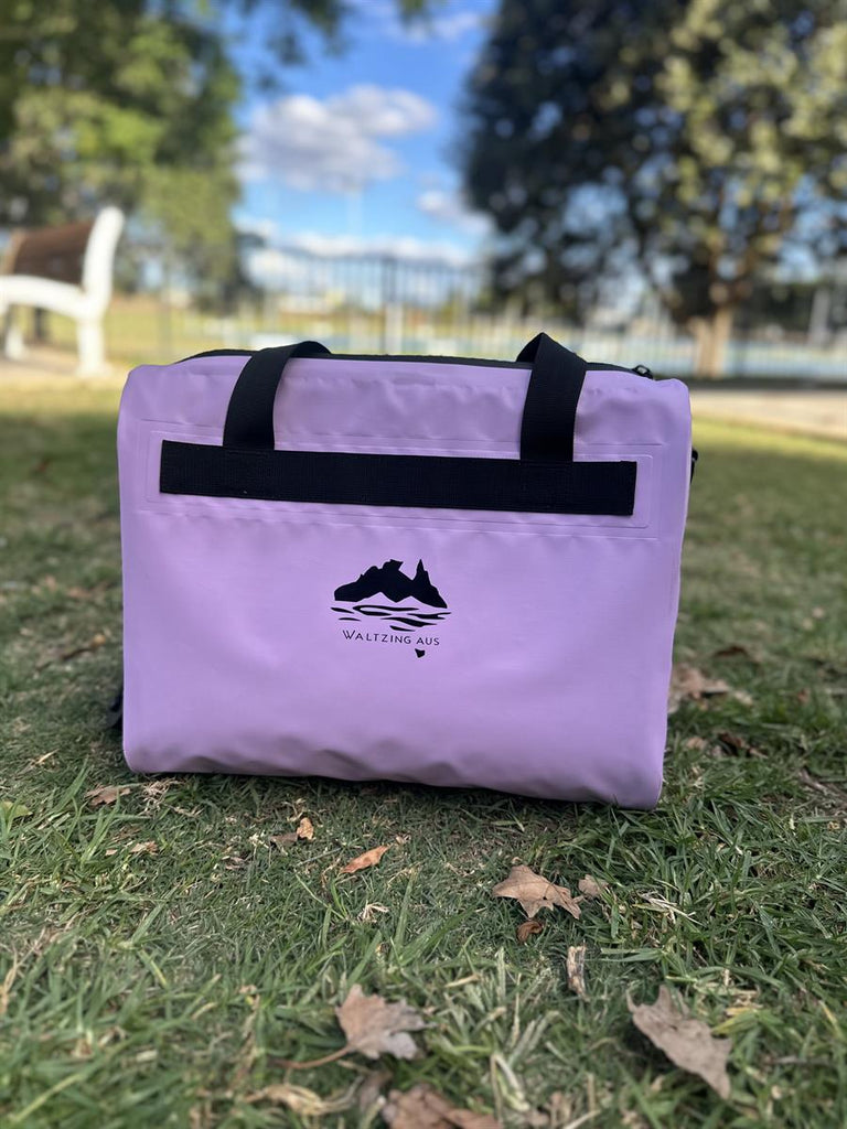 Waltzing Aus 20L – Ultimate Waterproof Cooler Bag – Light Purple, Navy Blue, Aqua, Green, Brown