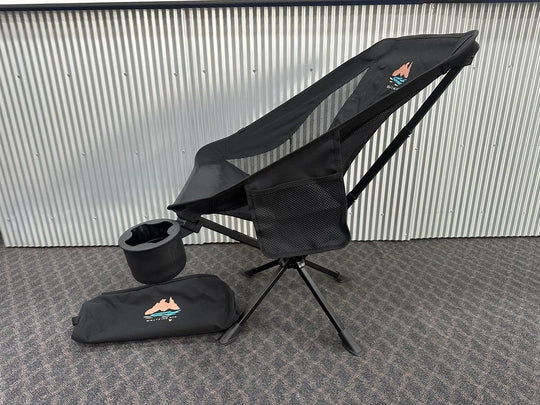 The Waltzing 360 - Ultimate Light Weight Camping Chair With Swivel Base!