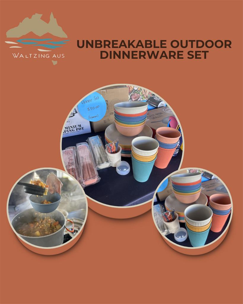 UNBREAKABLE-OUTDOOR-DINNERWARE SET