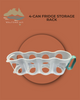Waltzing Aus 4 Drink Can holder Fridge Holder Rack thumbnail