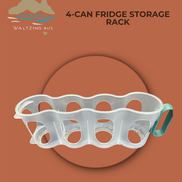 Waltzing Aus 4 Drink Can holder Fridge Holder Rack