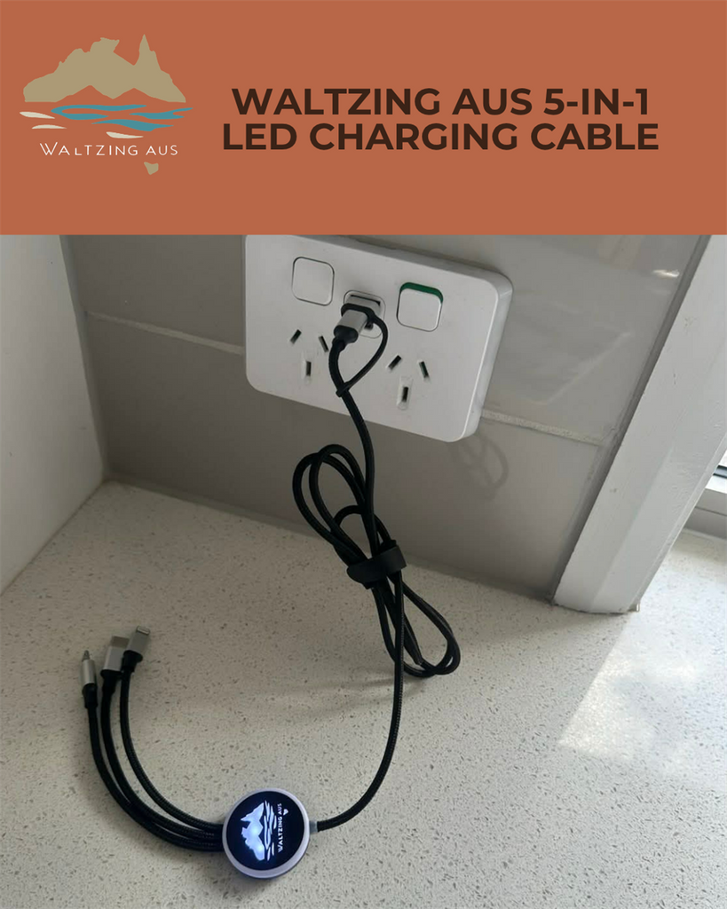 Waltzing Aus 5-in-1 LED Charging Cable