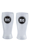 big booze bag 16oz beer glass 2 pack