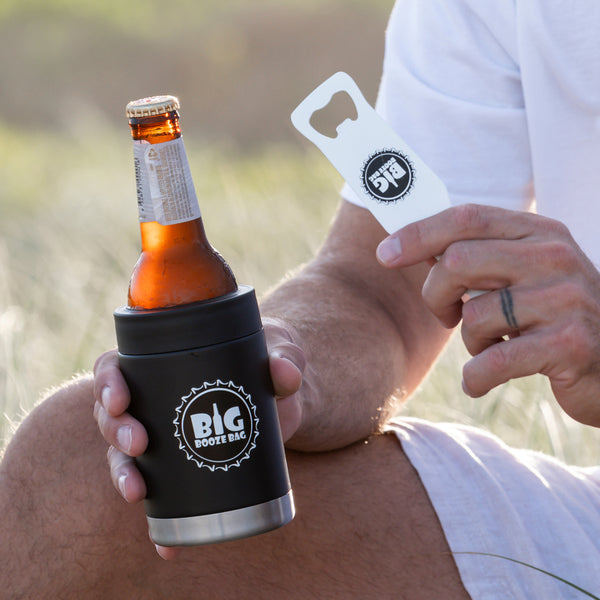 big booze bags stubby cooler insulated black 