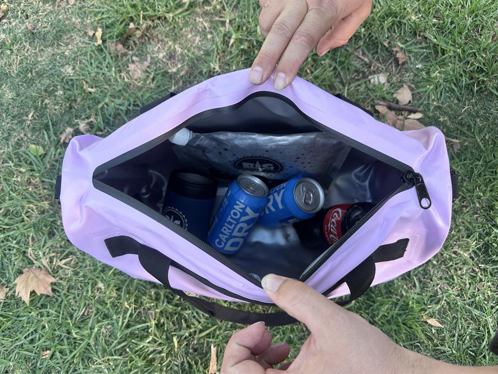 Waltzing Aus 20L – Ultimate Waterproof Cooler Bag – Light Purple, Navy Blue, Aqua, Green, Brown