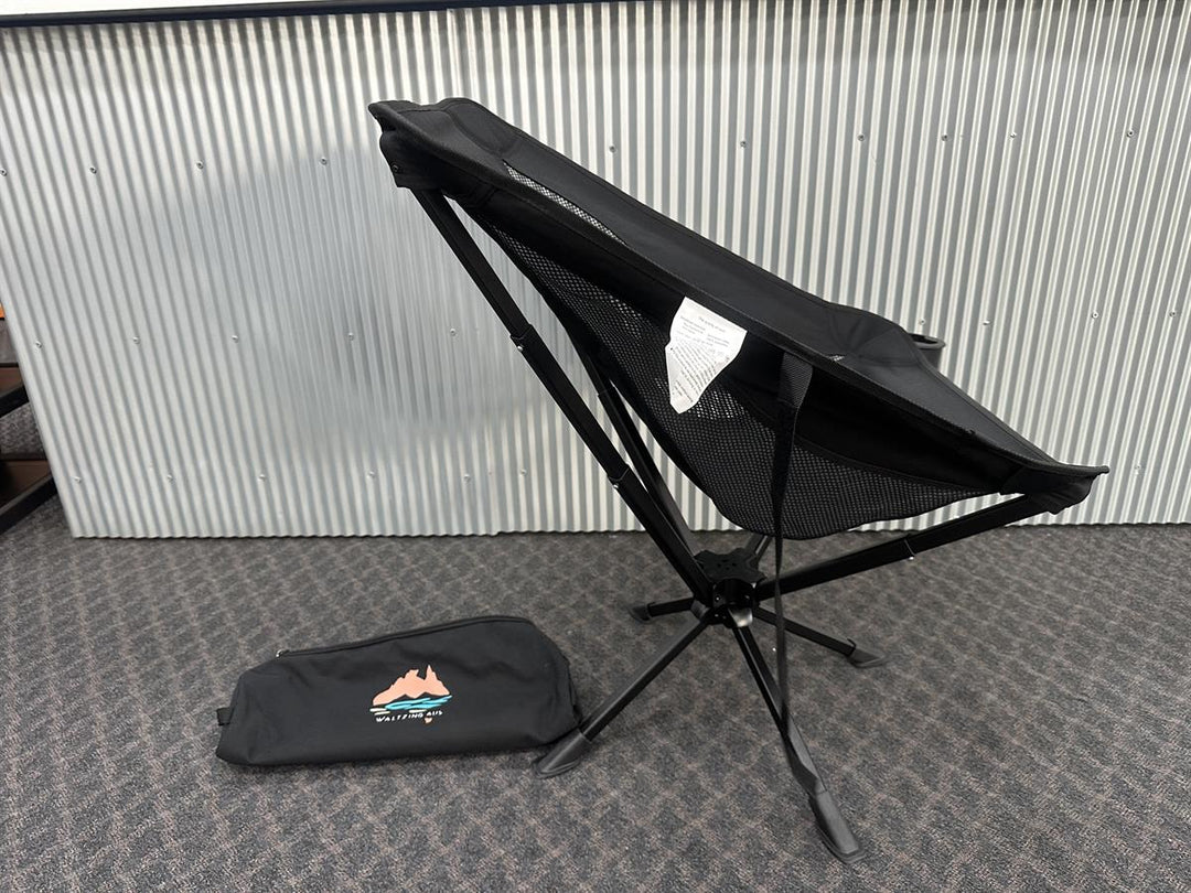 The Waltzing 360 - Ultimate Light Weight Camping Chair With Swivel Base!